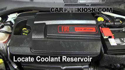2012 Fiat 500 Pop 1.4L 4 Cyl. Coolant (Antifreeze) Flush Coolant